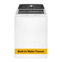 Whirlpool® 5.2 Cu. Ft. I.E.C. Top Load Agitator Washer with Built-In Faucet WTW5025SW