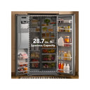 Kitchenaid® 28.7 Cu. Ft. Side-by-Side Refrigerator with Exterior Ice and Water Dispenser in PrintShield™ Finish KRSF536RPS