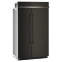 Kitchenaid® 30 Cu. Ft. 48" Built-In Side-by-Side Refrigerator with Platinum Interior KBSN748SBE