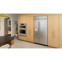 Kitchenaid® 25.1 Cu. Ft. 42" Built-In Side-by-Side Refrigerator features Exterior Water and Ice Dispenser with Measured Fill KBSD742SPS