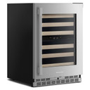 Kitchenaid® 24" Undercounter Wine Cellar with Full-Extension Wood-Front Racks KUWR524SPS Kitchenaid® 24" Undercounter Wine Cellar with Full-Extension Wood-Front Racks KUWR524SPS