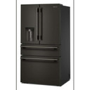 Kitchenaid® 29 cu. ft. French Door Refrigerator with Exterior Water and Ice and FreshChill™ Full-Width Refrigerated Drawer KRMF436SBE