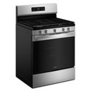 Whirlpool® 30-inch Gas Range with Air Cooking Technology and Steam Clean WFGS4530SZ