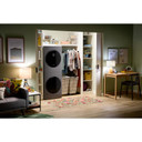 Whirlpool® 24-in Compact ENERGY STAR® Certified Ventless Heat Pump Laundry Tower with 3.2-cu. ft. I.E.C. Washer and Electric 4.3-cu ft Dryer YWFH5424SJ