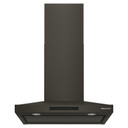 KitchenAid® 30-inch Wall-Mount, 4-Speed Canopy Hood KVWC730SBE