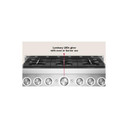 KitchenAid® 36-Inch 6 Burner Commercial-Style Gas Range with No Preheat Air Fry Mode KFGS936SSS