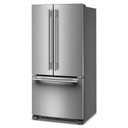 Kitchenaid® 22 Cu. Ft. 33-Inch Standard-Depth French Door Refrigerator with Internal Water Dispenser KRFF333SPS