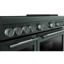 Kitchenaid® 48-Inch 6-Element Induction Freestanding Commercial-Style Range with Griddle KFID948SJP