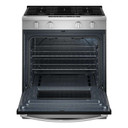 Whirlpool® 30-inch Gas Smart Range with No Preheat Mode and Steam Clean WSGS3330TS