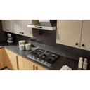 Kitchenaid® Gas-on-Metal Cooktop with 5 Versatile Burners and Edge-to-Edge Cast-Iron Grates KCGK330SSS