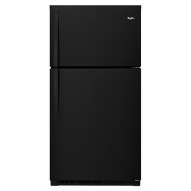Whirlpool® 33" Wide Top-Freezer Refrigerator with Optional EZ Connect Icemaker Kit WRT541SZDB