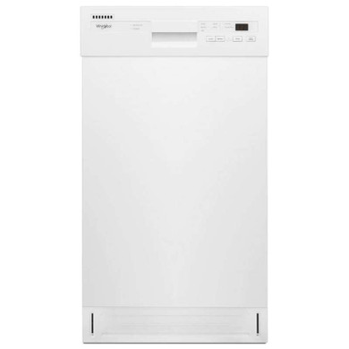 Whirlpool® Small-Space Compact Dishwasher with Stainless Steel Tub WDPS5118PW