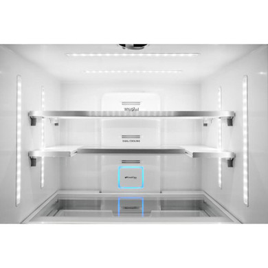 Whirlpool® 36-inch Wide Counter Depth French Door Refrigerator - 24 cu. ft. WRF954CIHB