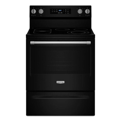 Maytag® 30-Inch Convection Electric Range With No Preheat Air Fry and Air Baking - 5.3 Cu. Ft. YMFES6030RB