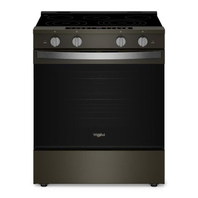 Whirlpool® 30-inch Smart Slide in Electric Range with True Convection, No Preheat Air Fry, WipeClean™ Coating, Steam/Self Clean and High Speed Preheat YWSES7530RV