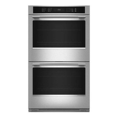 Kitchenaid® 30-inch Electric Double Wall Oven with No Preheat Air Fry Mode - PrintShield™ Finish KOED530SPS