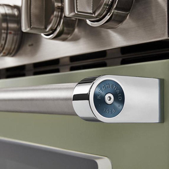 KitchenAid® 30'' Smart Commercial-Style Dual Fuel Range with 4 Burners KFDC500JAV
