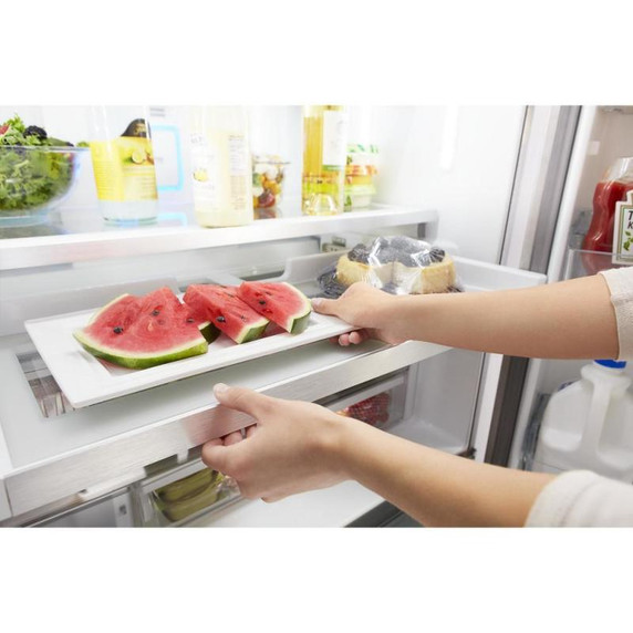 Whirlpool® 36-inch Wide Counter Depth French Door Refrigerator - 24 cu. ft. WRF954CIHW
