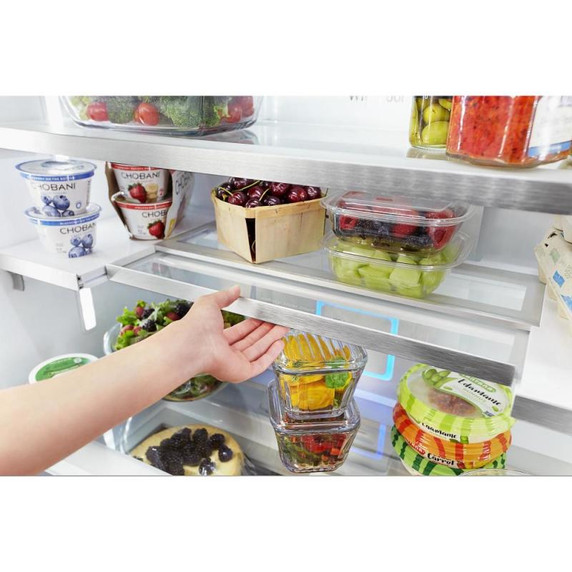 Whirlpool® 36-inch Wide Counter Depth French Door Refrigerator - 24 cu. ft. WRF954CIHW