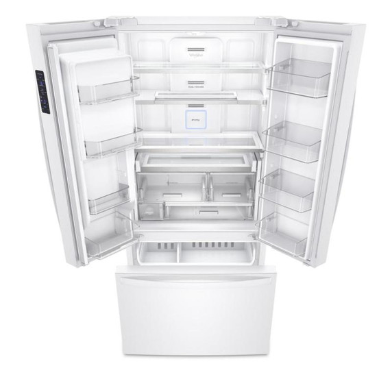 Whirlpool® 36-inch Wide Counter Depth French Door Refrigerator - 24 cu. ft. WRF954CIHW