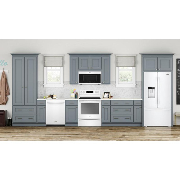 Whirlpool® 36-inch Wide Counter Depth French Door Refrigerator - 24 cu. ft. WRF954CIHW