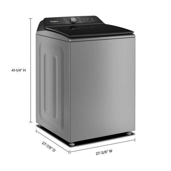 Whirlpool® 6.0 - 6.1 cu. ft. IEC Smart Top Load Washer with the Removable Agitator WTW8507TR