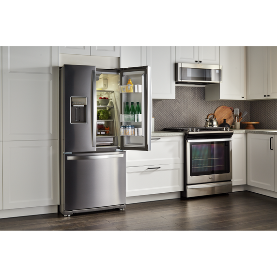 Whirlpool® 30-inch Wide French Door Refrigerator - 20 cu. ft. WRF560SEHZ