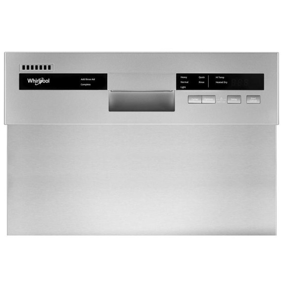 Whirlpool® Small-Space Compact Dishwasher with Stainless Steel Tub WDPS5118PM