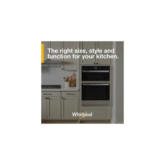 Whirlpool® 5.7 Total Cu. Ft. Combo Wall Oven with Air Fry When Connected WOEC5027LZ