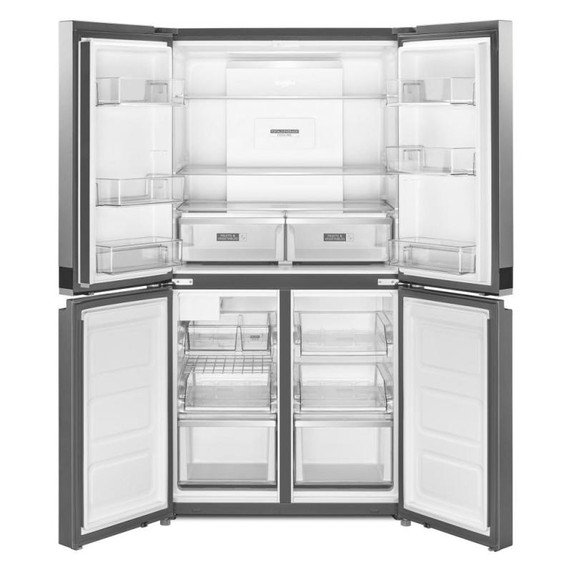 Whirlpool® 36-inch Wide Counter Depth 4 Door Refrigerator - 19.4 cu. ft. WRQA59CNKZ