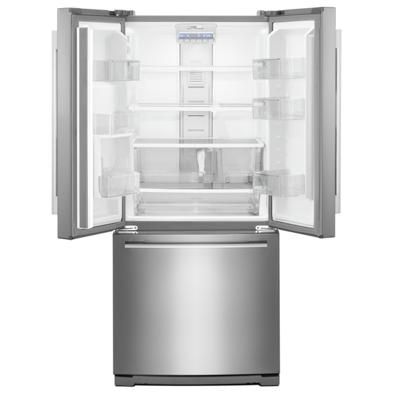 Whirlpool® 30-inch Wide Contemporary Handle French Door Refrigerator - 20 cu. ft. WRFA60SFHZ