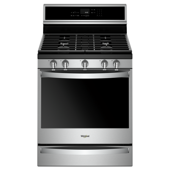 Whirlpool® 5.8 cu. ft. Smart Freestanding Gas Range with EZ-2-Lift™ Grates WFG975H0HZ