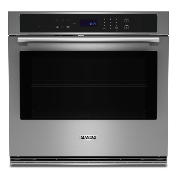 Maytag® 27-inch Single Wall Oven with Air Fry and Basket - 4.3 cu. ft. MOES6027LZ