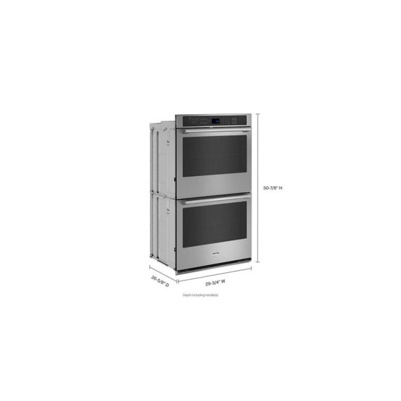 Maytag® 30-inch Double Wall Oven with Air Fry and Basket - 10 cu. ft. MOED6030LZ