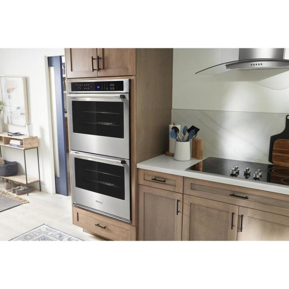 Maytag® 30-inch Double Wall Oven with Air Fry and Basket - 10 cu. ft. MOED6030LZ