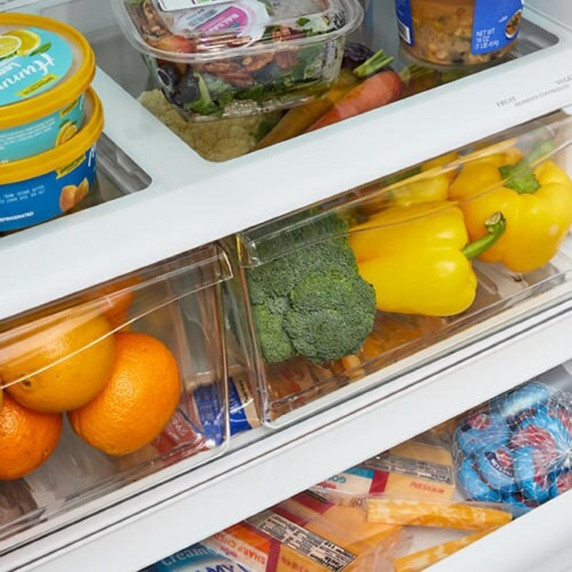 Maytag® 33-Inch Wide French Door Refrigerator with Water Dispenser - 22 Cu. Ft MRFF5033PZ