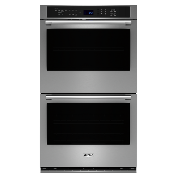 Maytag® 27-inch Double Wall Oven with Air Fry and Basket - 8.6 cu. ft. MOED6027LZ