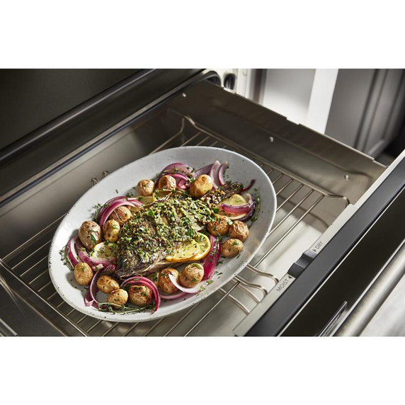 Kitchenaid® 27'' Slow Cook Warming Drawer with PrintShield™ Finish KOWT107EBS