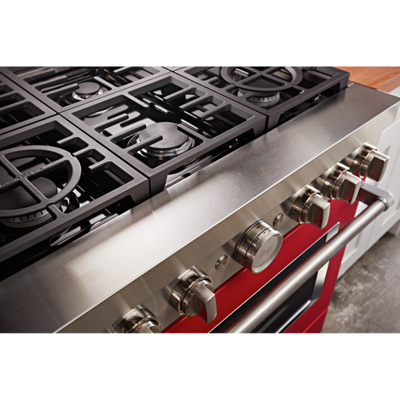 KitchenAid® 36'' Smart Commercial-Style Dual Fuel Range with 6 Burners KFDC506JPA