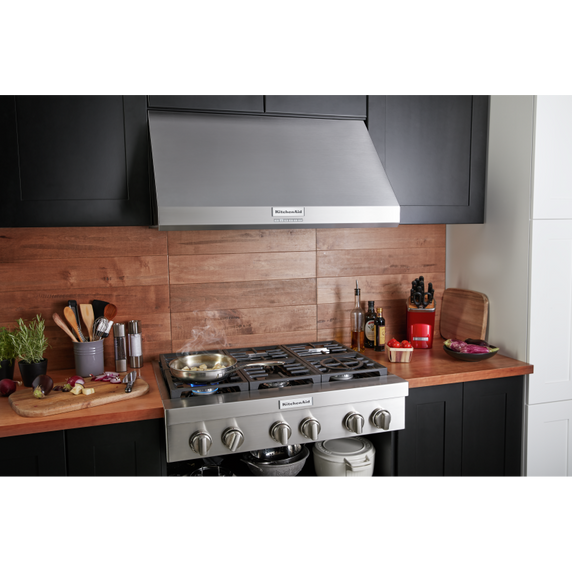 KitchenAid® 36'' 6-Burner Commercial-Style Gas Rangetop KCGC506JSS