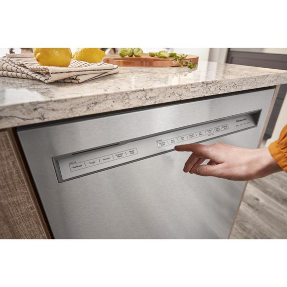Kitchenaid® 44 dBA Dishwasher in PrintShield™ Finish with 360° Max Jets™ Third Rack KDFM404KPS