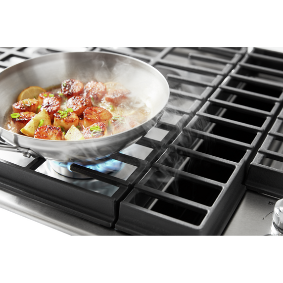 Kitchenaid® 36 5 Burner Gas Downdraft Cooktop KCGD506GSS