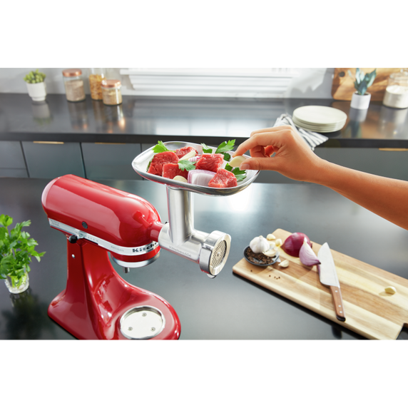 Kitchenaid® Metal Food Grinder Attachment KSMMGA