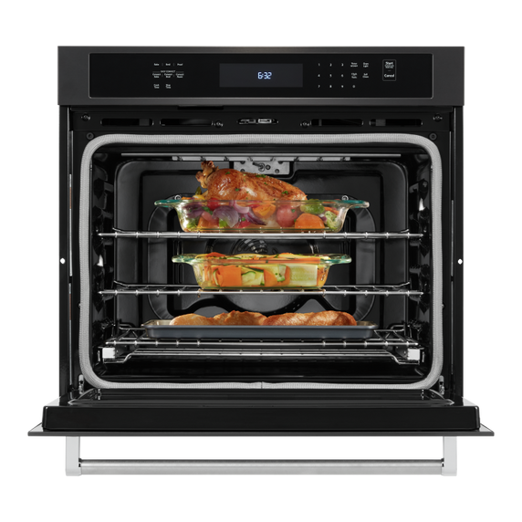 Kitchenaid® 30 Single Wall Oven with Even-Heat™ True Convection KOSE500EBS