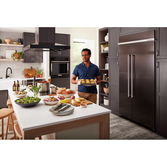 Kitchenaid® 30 Single Wall Oven with Even-Heat™ True Convection KOSE500EBS