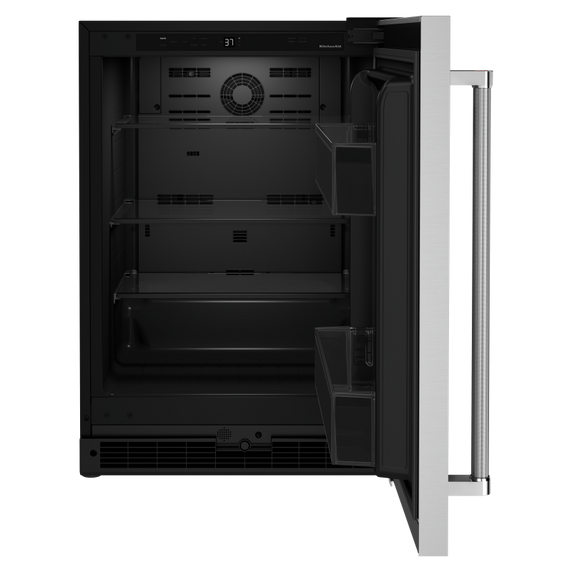 Kitchenaid® 24 Undercounter Refrigerator with Stainless Steel Door KURR114KSB