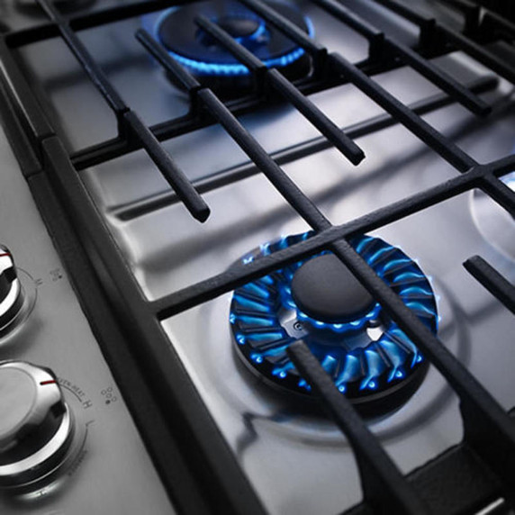 Kitchenaid® 36" 5-Burner Gas Cooktop with Griddle KCGS956ESS