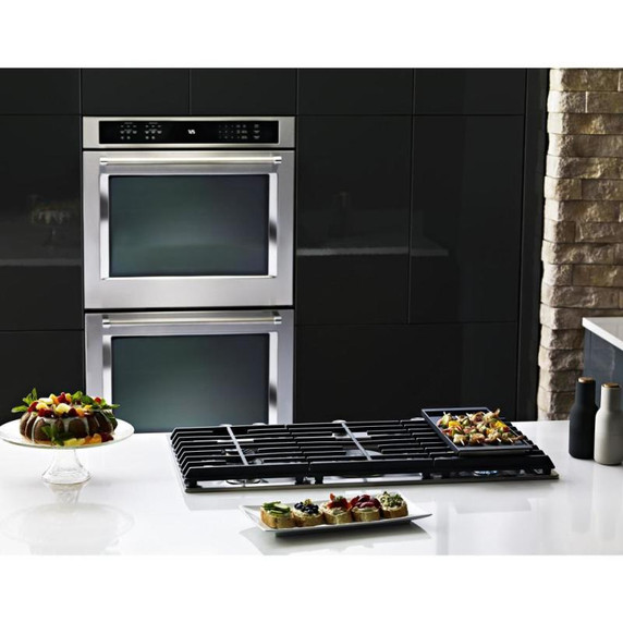 Kitchenaid® 36" 5-Burner Gas Cooktop with Griddle KCGS956ESS