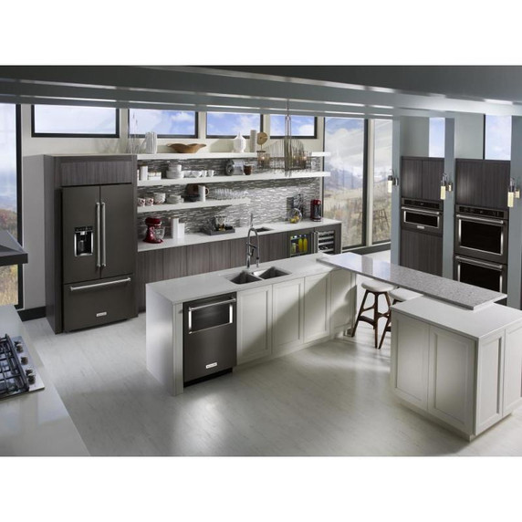 Kitchenaid® 36" 5-Burner Gas Cooktop with Griddle KCGS956ESS