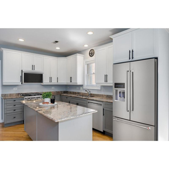 Kitchenaid® 26.8 Cu. Ft. Standard-Depth French Door Refrigerator with Exterior Ice and Water Dispenser KRFF577KPS Kitchenaid® 26.8 Cu. Ft. Standard-Depth French Door Refrigerator with Exterior Ice and Water Dispenser KRFF577KPS